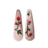 Snap Hair Clip Set Drop Shape with Strawberry Design