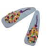 Snap Hair Clip Set of 2 with Hand-Embroidered Balloon Design