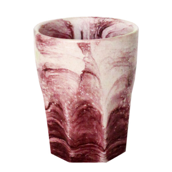 Glass-Inspired – Sleek Stone Pen Organizer with a Glossy Finish