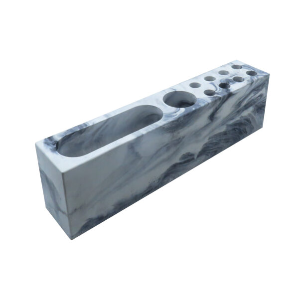 Rage Tone – Bold Marble Design Pen Holder in Stone Finish