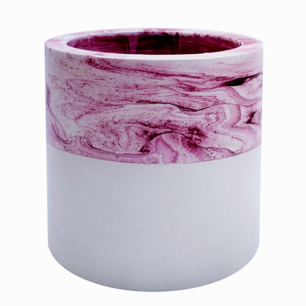 Rangi Pattern – Color-Infused Stone Desk Organizer for Creativity