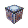 Persian Wooden Cube Tealight Holder Tile Hami
