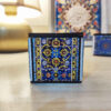 Persian Wooden Cube Tealight Holder Tile Hasti