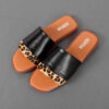 Women's Classic Flat Slipper with Flat Heel Model Selin
