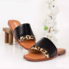 Women's Classic Flat Slipper with Flat Heel Model Selin