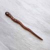 Wooden Hair Stick Handcrafted Curved Suitable for Long Hair