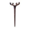Wooden Hair Stick Handcrafted Matter Deer Horn Design Large Size