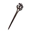 Wooden Hair Stick Handcrafted Matter Om Design Large Size