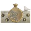Decorative & Handcrafted Wall Key Holder with Pomegranate Design
