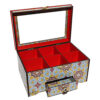 Wooden Watch Box - 2 Tiers, 6 Slots, Inspired by Persian Art