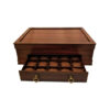 Wooden Watch Box with 60 Slots and Watch Pillows