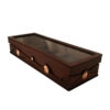 Wooden Watch Box with Glasses and Ring Compartment