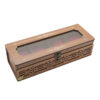 Wooden Watch Box with Velvet Pillows - 4 Slots