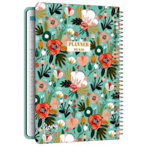 1403 Persian Daily Planner Calendar Notebook Spring Pattern