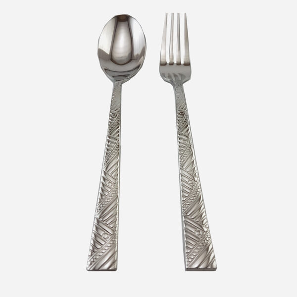 Stainless Steel Spoon and Fork Flatware Set 12 Pcs Model Victor