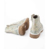 Graffiti Print Ankle Boot for Women – Floral Pattern
