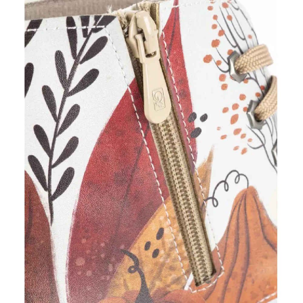 Graffiti Pattern Print Men Women Leather Boots main image 1