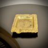 Hand Engraved Brass Ashtray – Artistic Rectangular Design