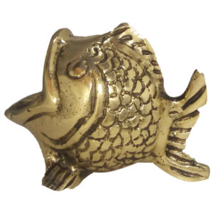 Brass Ashtray Handmade for Cigarettes Fish Shape