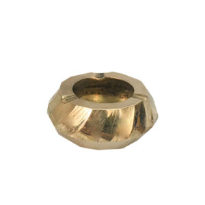 Brass Ashtray Handmade for Cigarettes Round Shape