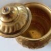 Persian Brass Teapot Handcrafted with Elegant Etched Design Art