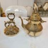 Brass Teapot Hand-Engraved with Elegant Etched Design Tala