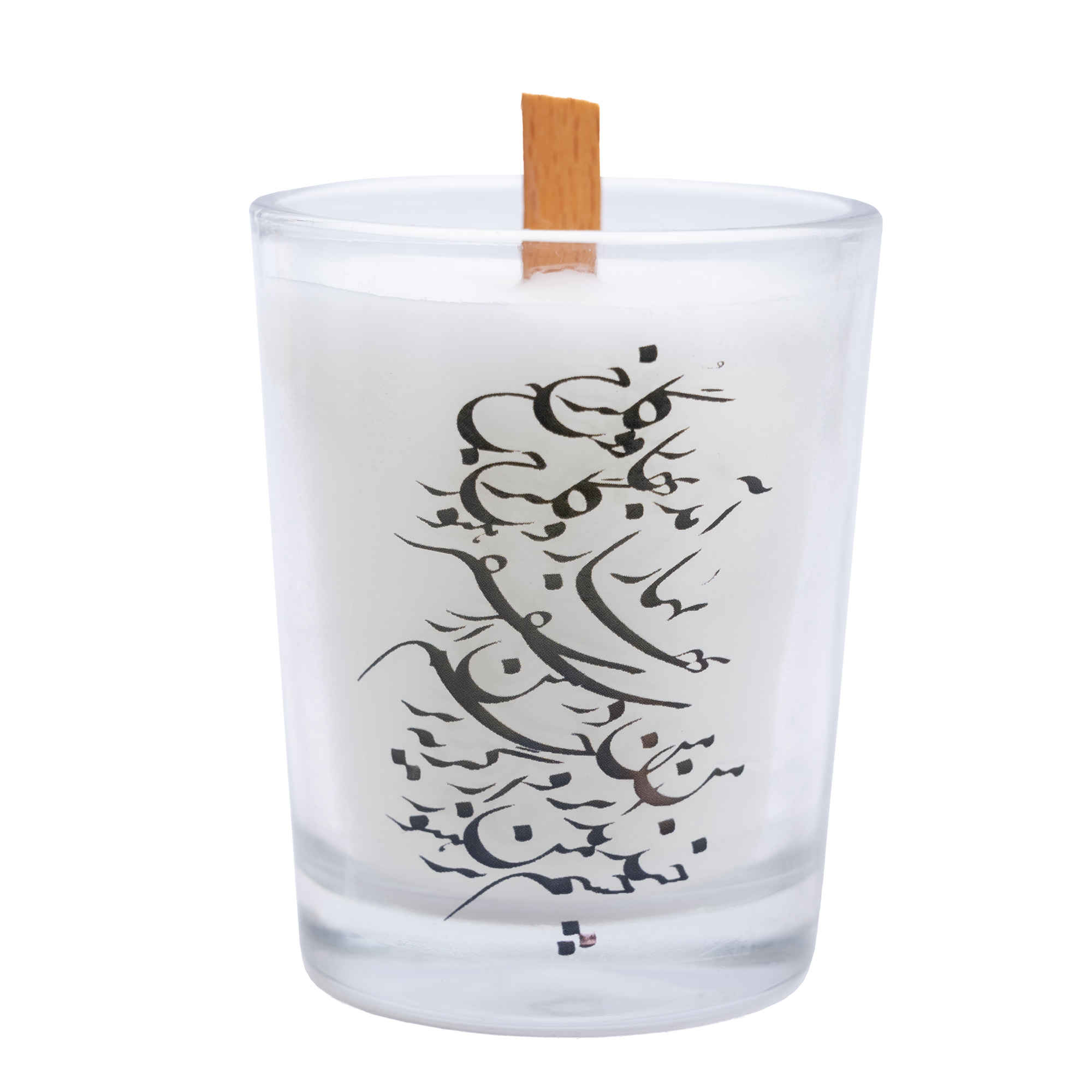 Persian Scented Candle Jar for Nowruz Haft-Sin with Poem (2x)