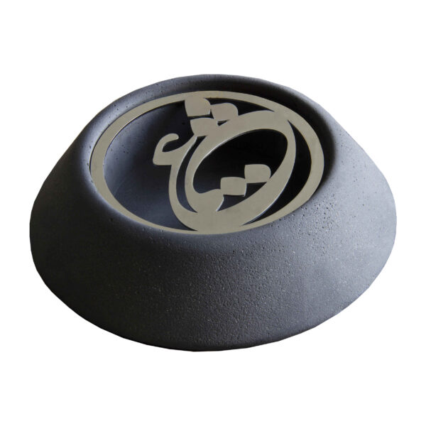 Persian Cement Ashtray – Round Modern Design Love