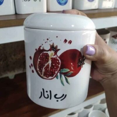 Ceramic Canister Jar for Storing Tomato & Pomegranate Paste