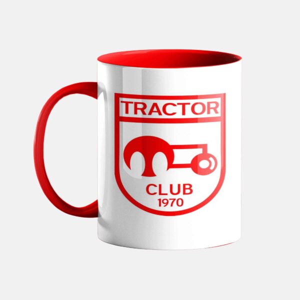 Sports Fan Mug - Tractor Football Club Logo Red & White