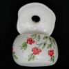 Ceramic Sugar Bowl with Lid Artistic Style Floral