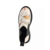 Graffiti Print Chelsea Boots – Synthetic Leather with Horse Pattern