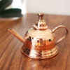 Copper Saffron Infuser Teapot Handcrafted Model Mess