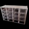 Plastic Drawers Storage Box with 16-Cabinet & 4 Rows