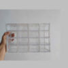 Plastic Drawers Storage Box with 16-Cabinet & 4 Rows