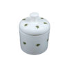 Ceramic Sugar Bowl with Lid Artistic Style