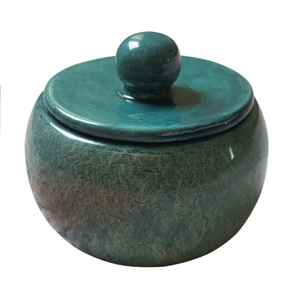 Ceramic Sugar Bowl with Lid Artistic Style Avin