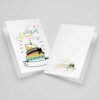 Happy Birthday Greeting Card with Persian Typography (x10)