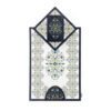 Islamic Prayer Mat Velvet Sajadah Lightweight with Damask Design