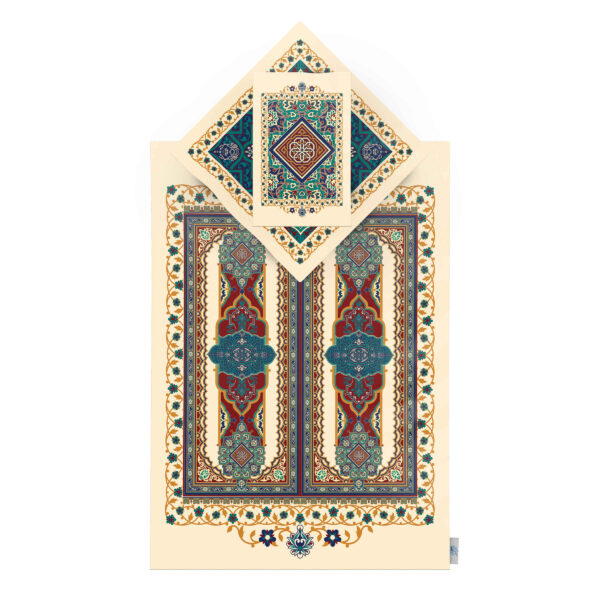 Islamic Prayer Mat Velvet Sajadah Lightweight with Islamic Theme