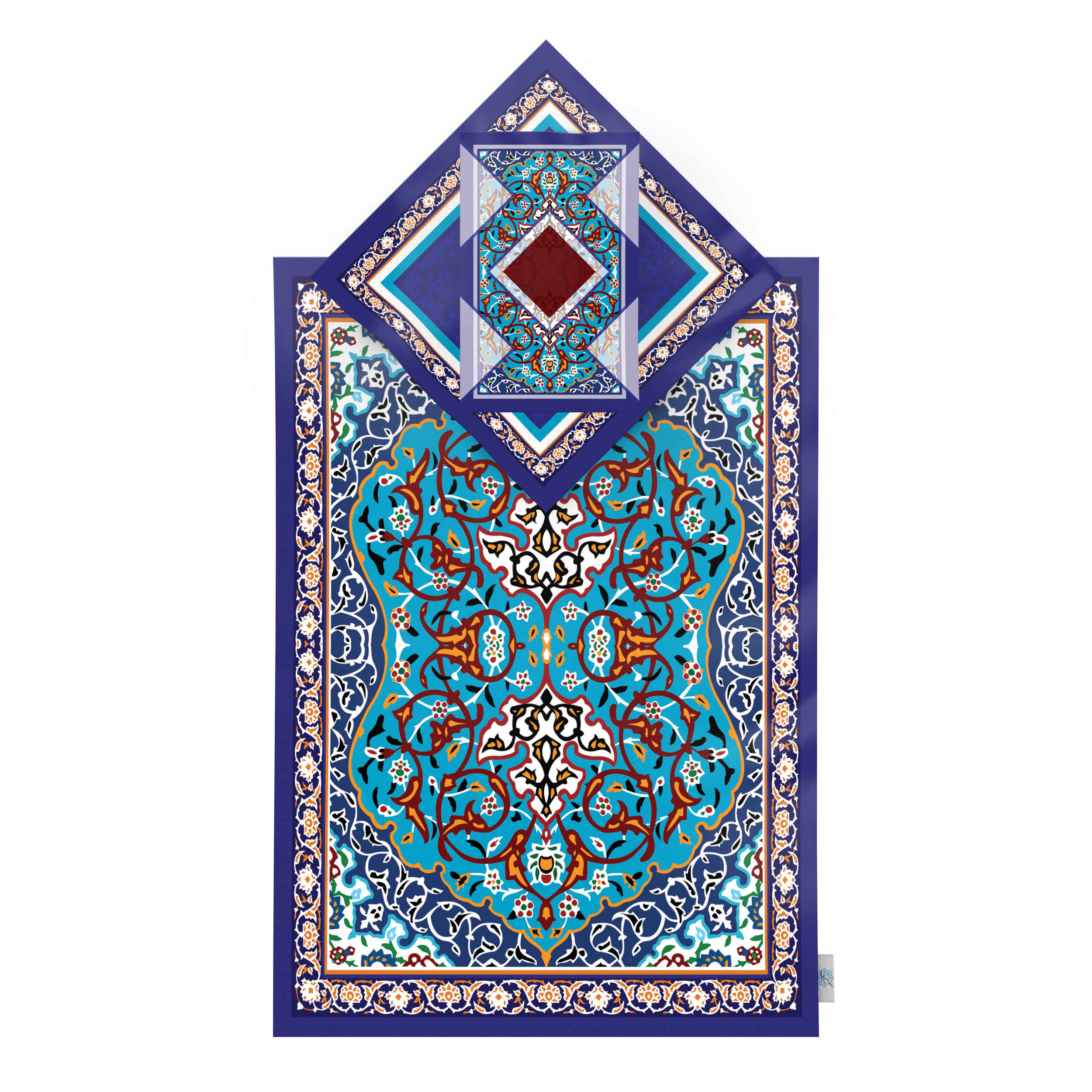 Islamic Prayer Mat Velvet Sajadah Lightweight with Traditional Style