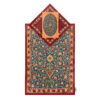 Islamic Prayer Mat Velvet Sajadah with Intricate Floral Design