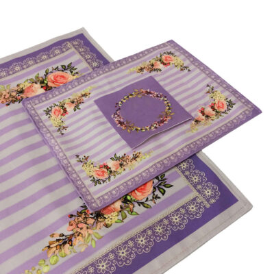 Islamic Prayer Mat Velvet Sajadah with Vintage Floral Pattern