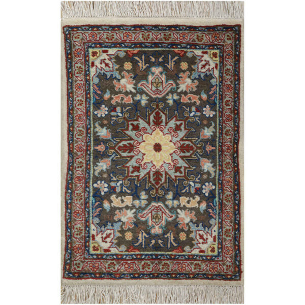 Authentic Persian Prayer Rug Hand-Knotted & Luxurious Sajada Haris