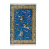 Authentic Persian Prayer Silk Rug Hand-Knotted & Luxurious Sajada Hunting