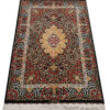 Authentic Persian Prayer Silk Rug Hand-Knotted & Luxurious Sajada Rahimi