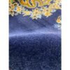 Authentic Persian Prayer Rug Hand-Knotted & Luxurious Sajada Navy Blue