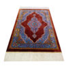 Authentic Persian Prayer Silk Rug Hand-Knotted & Luxurious Sajada