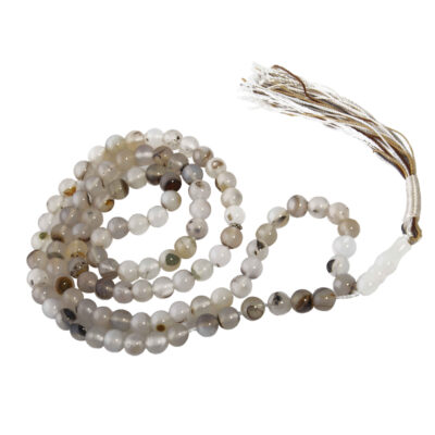 Islamic Sulemani Hakik Rosary Crafted with 101 Prayer Beads Tasbih Gray