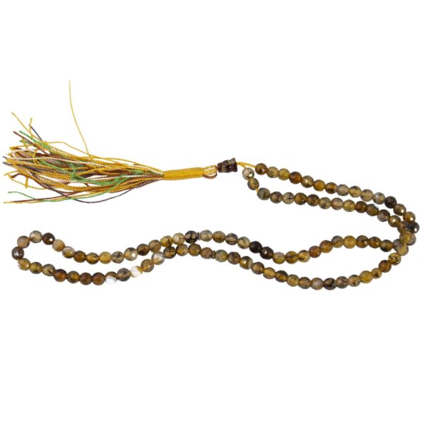 Islamic Dendritic Agate Rosary Crafted with 101 Prayer Beads Tasbih Shajar